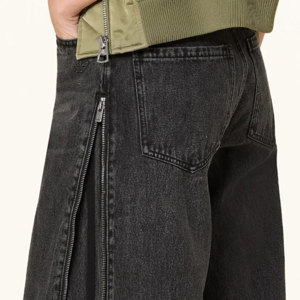 Adidas Adilenium Season 3 Zip Washed Denim Pants 28 - Picture 8 of 14
